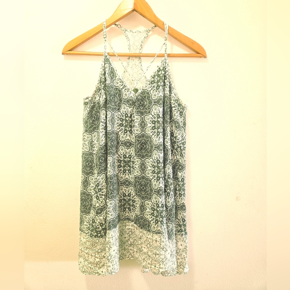 Paisley Adjustsble Spaghetti Strap Dress From Francesca's. NWT